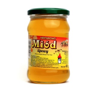 Miód Lipowy nektarowy 400g – produkt naturalny