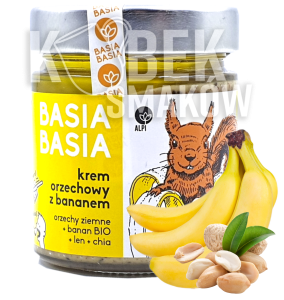 Krem orzechowy z bananem BASIA BASIA 210 g