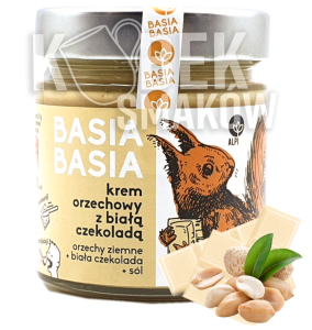 Krem orzechowy z białą czekoladą BASIA BASIA 210 g – produkt naturalny