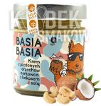 Krem z prażonych orzechowy nerkowca z kokosem i solą BASIA BASIA - 210 g 